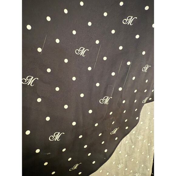 Monse M Dot Cascade Slip Skirt Silk Lined Asymmetrical Black Size 2 NEW - Picture 9 of 10